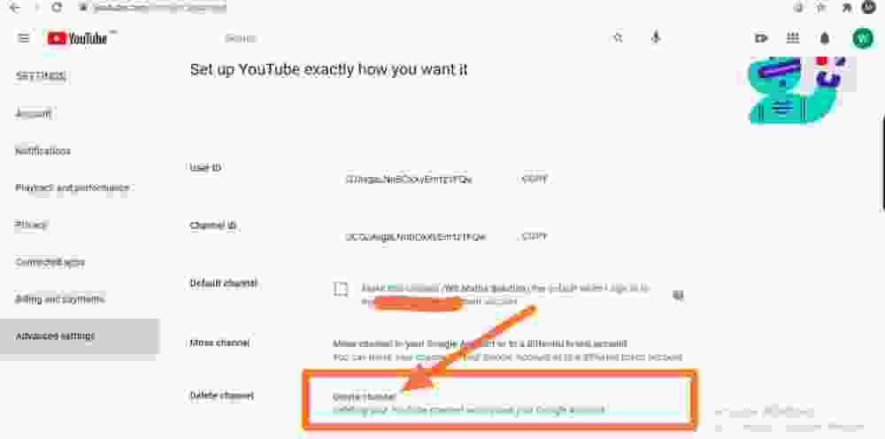 How to Delete YouTube channel